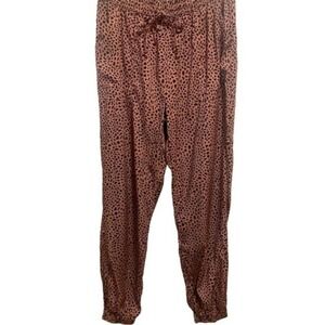 Pink, Victoria’s Secret jogger, women’s pant animal print nwt SzS